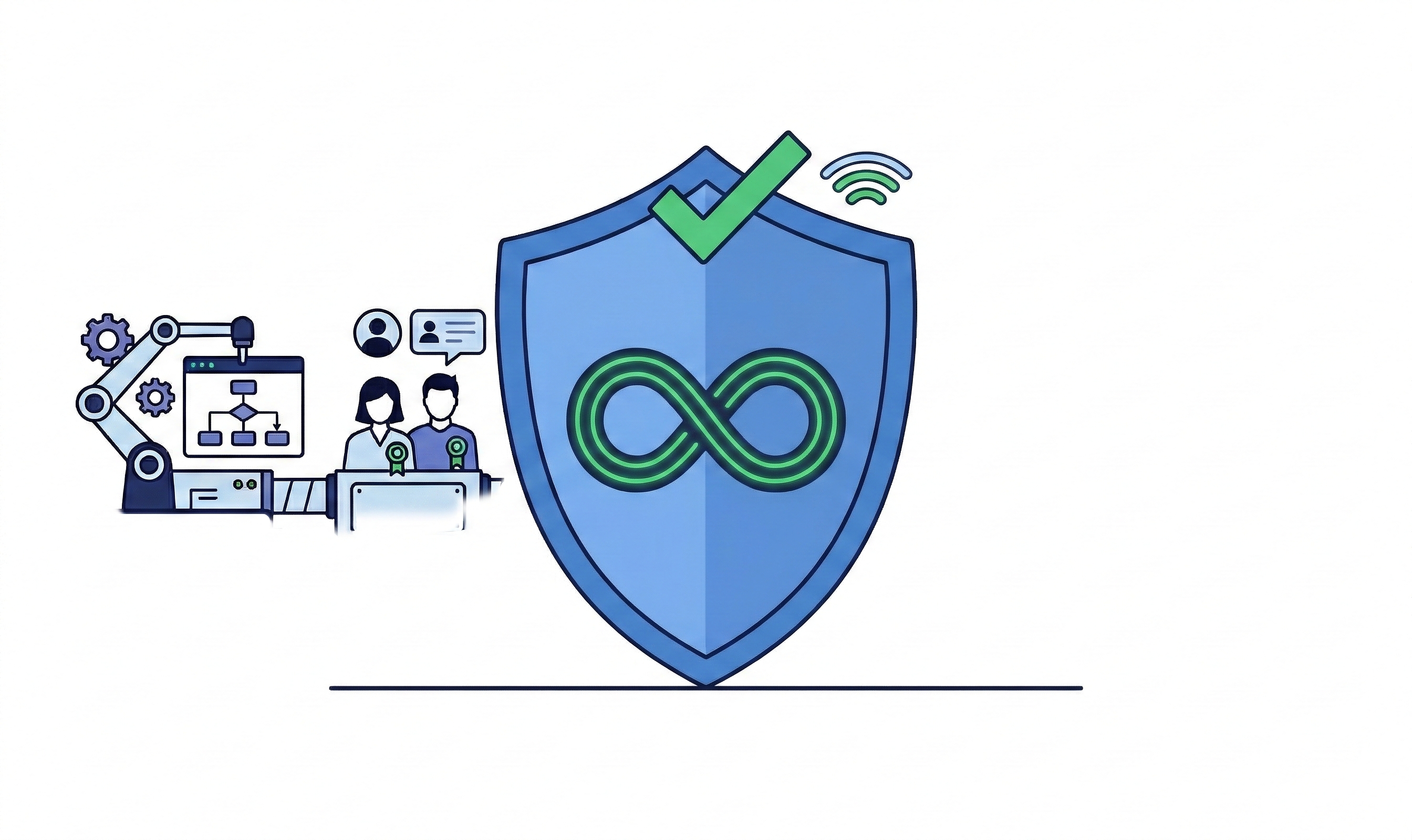 Available and secure architecture illustration